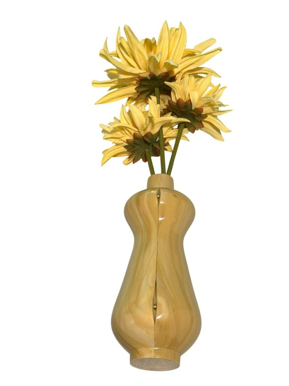 Cult Gaia Dee Dee Clutch Flower Vase Purse Cornsilk Bag New - Picture 7 of 10
